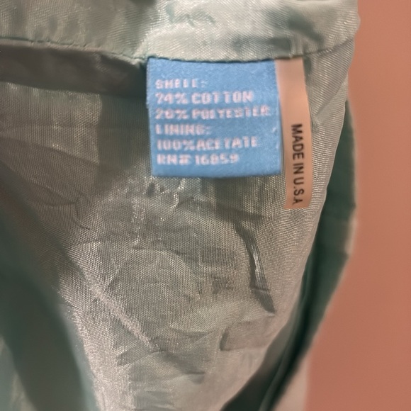 J. McLaughlin Light blue Textured Dress - size 0 - cap sleeve - career - Picture 3 of 6